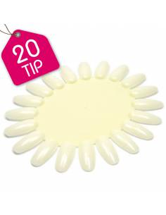 Espositore tip margherita bianco