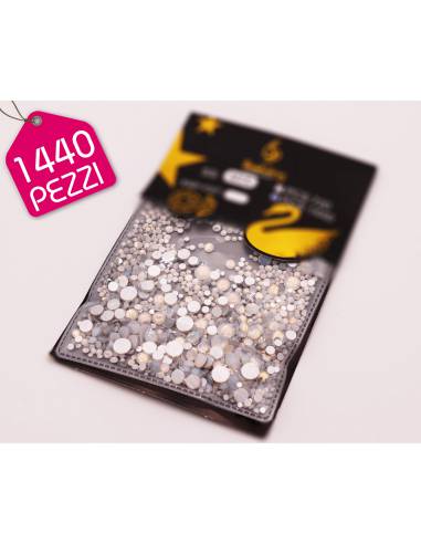 Brillantini "bianco opal"  (1440pz)