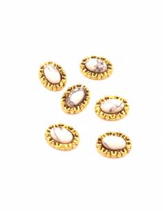 Gioiello a cornice oro effetto antico (6pz)