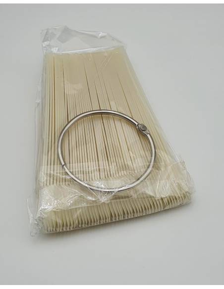 Tip a ventaglio con anello a mandorla (bianche)